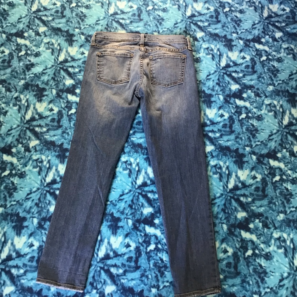 Just Black - Distressed, Mid Rise Ankle Jeans - Picture 4 of 8